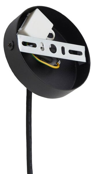 Lampa wisząca zewnętrzna Lucande Marrin, czarna, metalowa, Ø 31 cm Marrin Lucande, możliwość ściemniania, czarny, salon / jadalnia, metal, nowoczesny