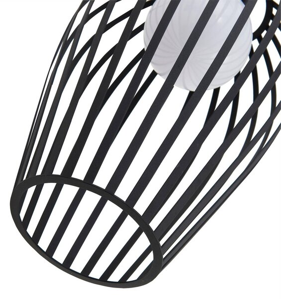 Lampa wisząca zewnętrzna Lucande Marrin, czarna, metalowa, Ø 31 cm Marrin Lucande, możliwość ściemniania, czarny, salon / jadalnia, metal, nowoczesny