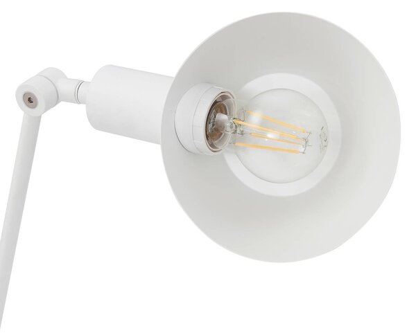 Lampa stołowa Corali Lindby, biały / opal, salon / jadalnia, metal, nowoczesny