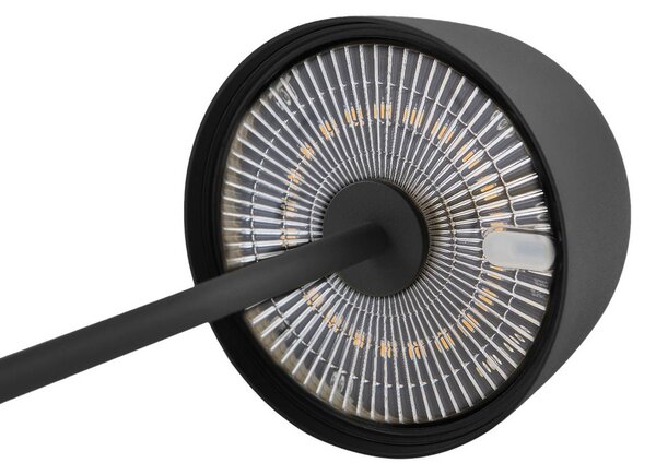 Lindby Lampa stołowa LED Arietty, czarna, ściemniana, IP65 Arietty Lindby, możliwość ściemniania, czarny, salon / jadalnia, aluminium, nowoczesny