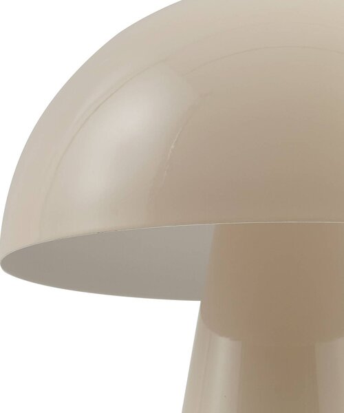 Lampa stołowa LED Nevijo Lindby, możliwość ściemniania, kremowy / amber, salon / jadalnia, metal, nowoczesny