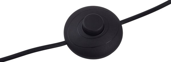 Lampa stojąca LED Norvind Lindby, czarny, salon / jadalnia, metal, nowoczesny