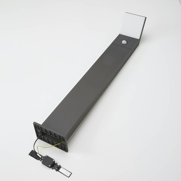 Arcchio słupek oświetleniowy LED Yolena, czujnik, 100cm, antracytowy Yolena, czarny, aluminium, nowoczesny