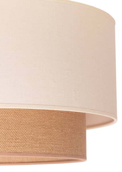 Lampa wisząca Boho Duolla, możliwość ściemniania, biały / opal, sypialnia, metal