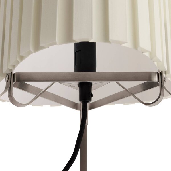 HAY Lampa stołowa Canelé, biały / opal, salon / jadalnia, tkanina / materiał / jedwab, design