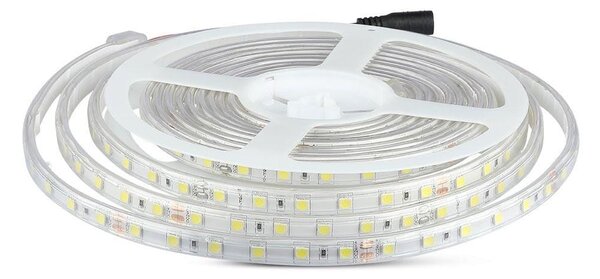 Taśma LED V-TAC SMD5050 600LED 24V IP65 10mb RĘKAW 9W/m VT-5050 3000K 500lm