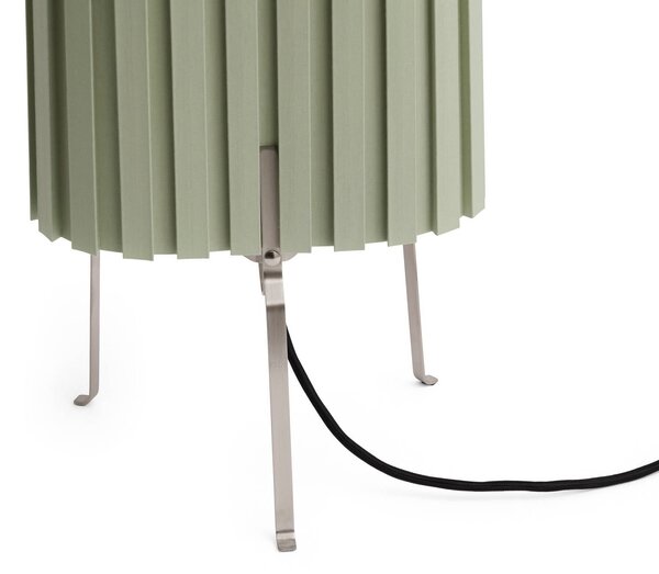 HAY Lampa stołowa Canelé, zielony, salon / jadalnia, tkanina / materiał / jedwab, design