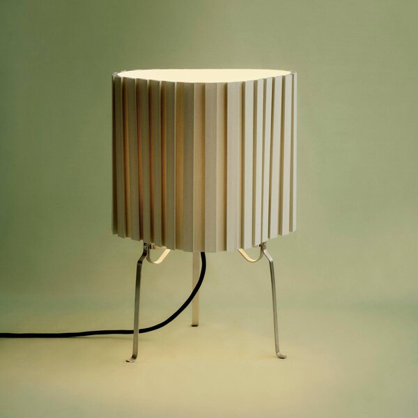 HAY Lampa stołowa Canelé, zielony, salon / jadalnia, tkanina / materiał / jedwab, design