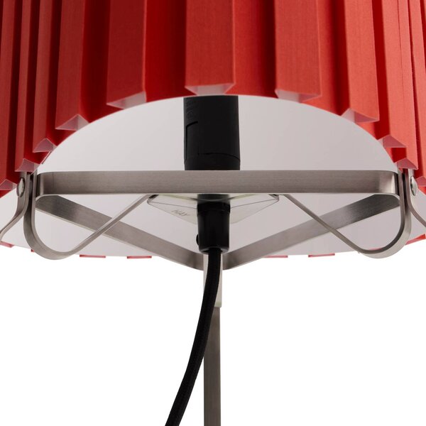 HAY Lampa stołowa Canelé, czerwony, salon / jadalnia, tkanina / materiał / jedwab, design
