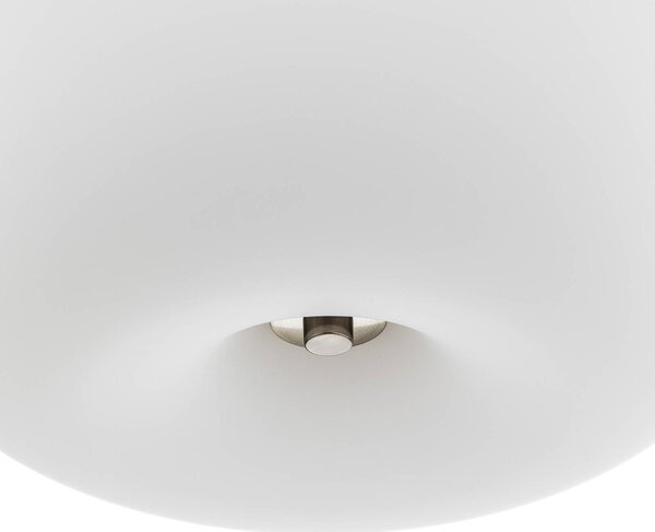EGLO Lampa wisząca Optica, możliwość ściemniania, biały / opal, salon / jadalnia, szkło, nowoczesny