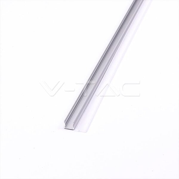 Profil Aluminiowy V-TAC 2000x17.2x15.5mm Klosz Mleczny VT-8110