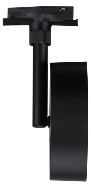 Paulmann URail spot LED Circle, czarny, 3-stopniowa regulacja jasności, CCT możliwość ściemniania, czarny, salon / jadalnia, metal, nowoczesny