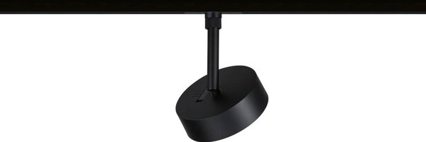 Paulmann URail spot LED Circle, czarny, 3-stopniowa regulacja jasności, CCT możliwość ściemniania, czarny, salon / jadalnia, metal, nowoczesny