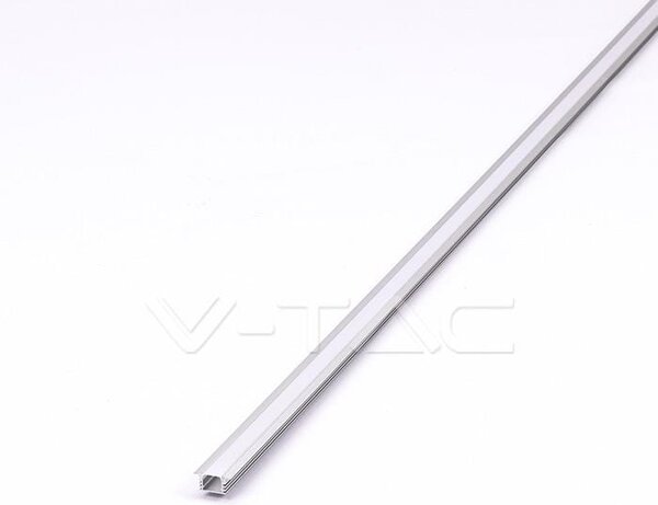 Profil Aluminiowy V-TAC 2000x24.5x12.2mm Klosz Mleczny VT-8115