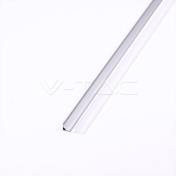 Profil Aluminiowy V-TAC 2000x15.8x15.8mm Klosz Mleczny VT-8109