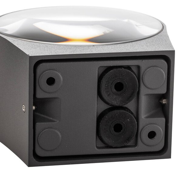 CMD Kinkiet zewnętrzny LED 9029, czarny, aluminium, nowoczesny