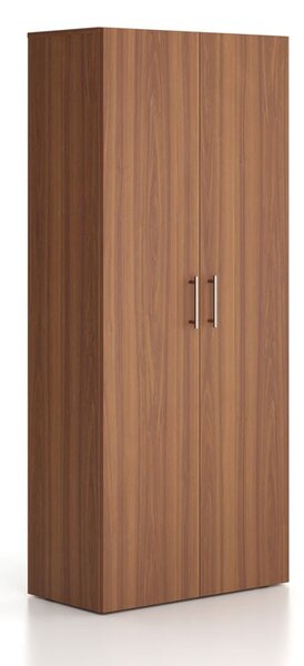 Szafa biurowa wysoka SOLID, 800 x 400 x 1830 mm, orzech