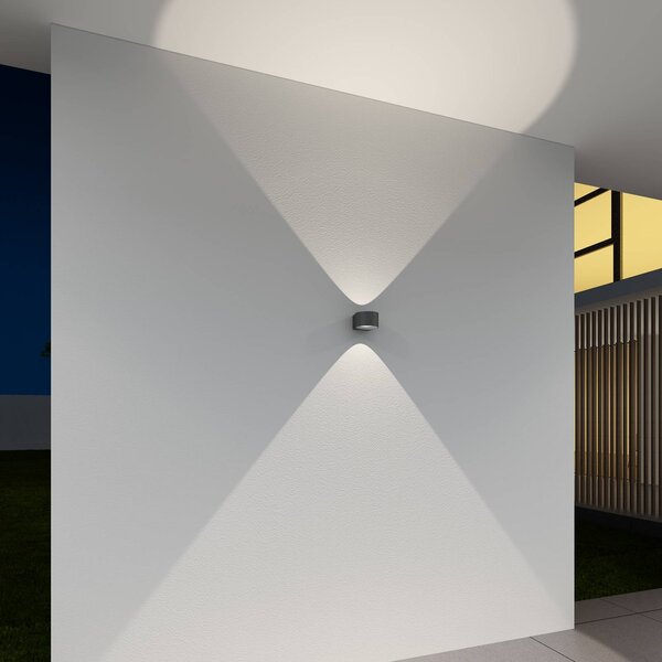 CMD Kinkiet zewnętrzny LED 9029, czarny, aluminium, nowoczesny