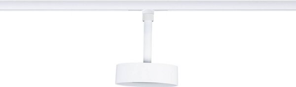 Paulmann URail spot LED Circle, biały matowy, 3-stopniowa regulacja jasności, możliwość ściemniania, biały / opal, salon / jadalnia, metal, nowoczesny