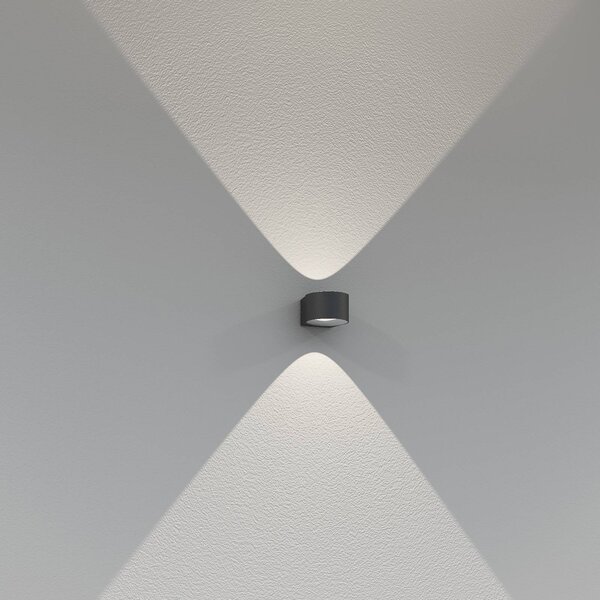 CMD Kinkiet zewnętrzny LED 9029, czarny, aluminium, nowoczesny
