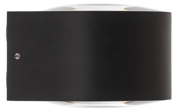 CMD Kinkiet zewnętrzny LED 9029, czarny, aluminium, nowoczesny
