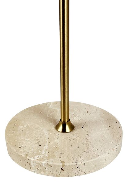 Dyberg Larsen Lampa stołowa design Moonlight, możliwość ściemniania, kremowy / amber, salon / jadalnia, kamień, design