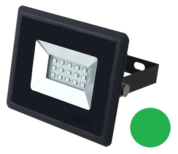Projektor LED V-TAC 10W Czarny E-Series IP65 Światło Zielone VT-4011 850lm
