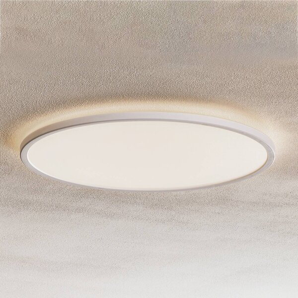 Nordlux Lampa sufitowa LED Oja, możliwość ściemniania, biały / opal, salon / jadalnia, tworzywo sztuczne, nowoczesny