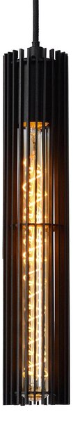 Lucide Lampa wisząca Lionel, możliwość ściemniania, czarny, salon / jadalnia, metal, nowoczesny