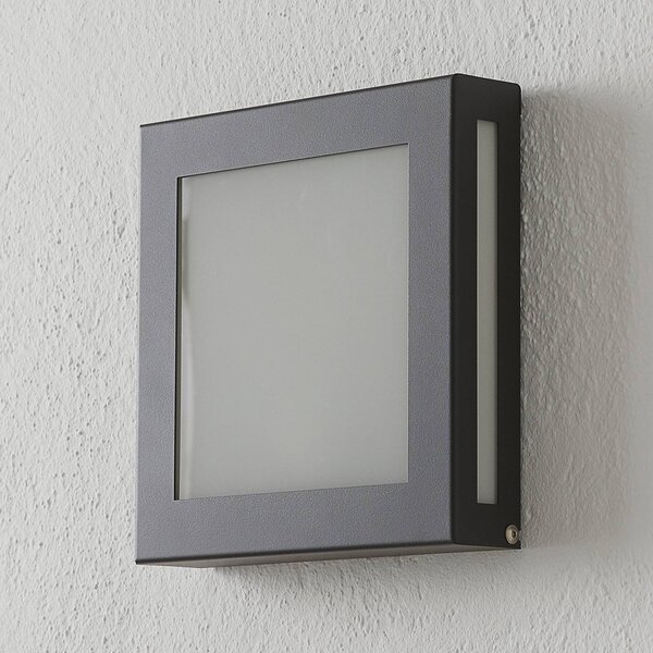 CMD Lampa zewnętrzna z czujnikiem ruchu LEGENDO, czarny, stal szlachetna, nowoczesny