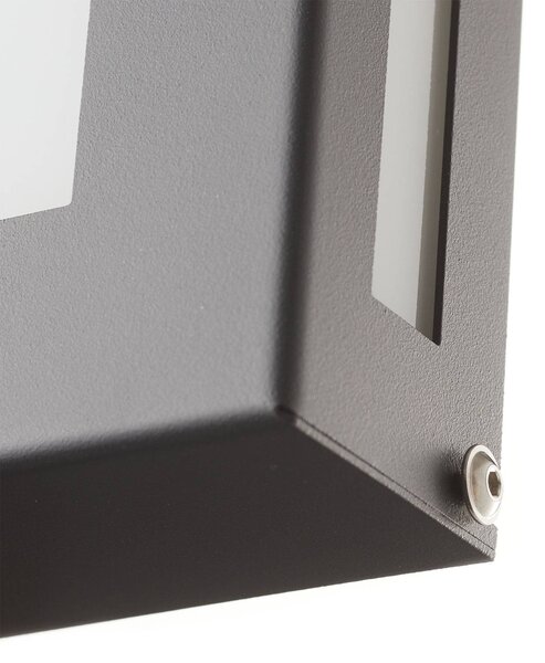 CMD Lampa zewnętrzna z czujnikiem ruchu LEGENDO, czarny, stal szlachetna, nowoczesny