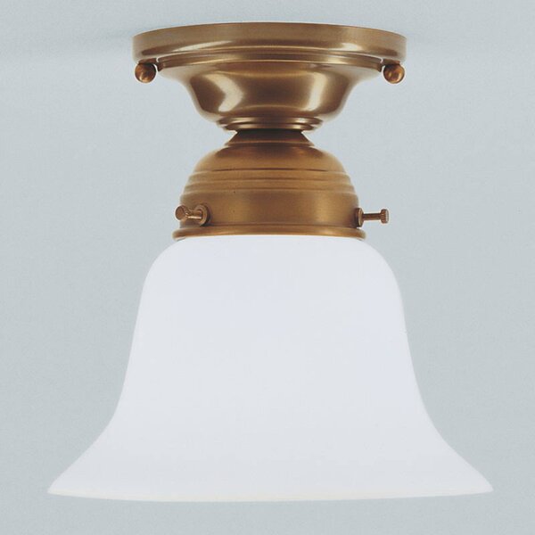 Berliner Messinglampen Lampa sufitowa ALENA, możliwość ściemniania, mosiężny / złoty, przedpokój, mosiądz, antyczny