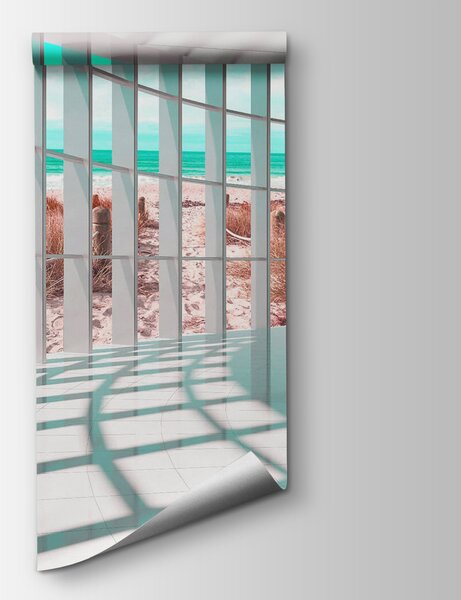 Fototapeta Duży pokój z dużymi oknami, Fototapety 3d, Popularne Fototapety, u70513v2 - Tapeko.pl