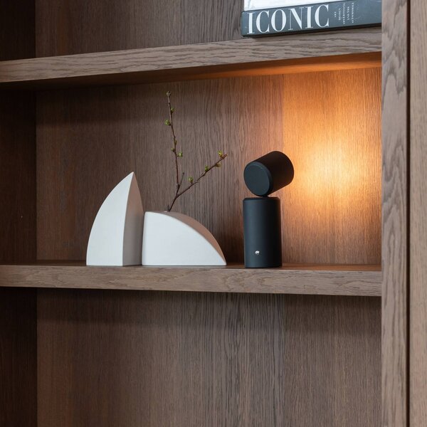 IT´S ABOUT ROMI Lampa stołowa Milan, możliwość ściemniania, czarny, salon / jadalnia, aluminium, nowoczesny
