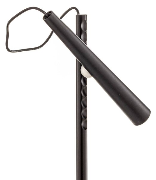 Foscarini Lampa stojąca designerska Magneto, czarny, salon / jadalnia, metal, design