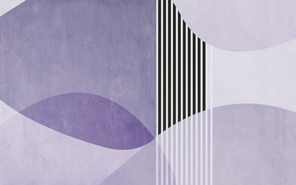 Fototapeta Fioletowo-czarny geometryczny wzór, Fototapety Abstrakcja, Popularne Fototapety, u74075v4 - Tapeko.pl