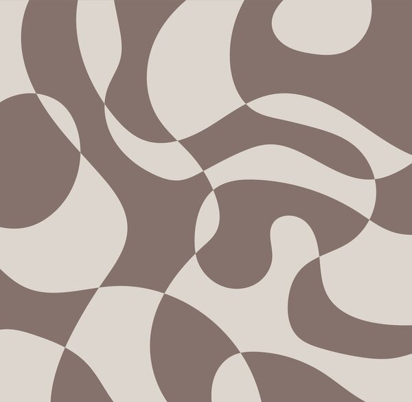 Fototapeta Brązowo-biały wzór, Fototapety Geometryczne, Popularne Fototapety, u98575v1 - Tapeko.pl