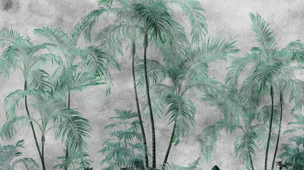 Fototapeta Grupa palm, Fototapety Palmy, Popularne Fototapety, u98586v1 - Tapeko.pl