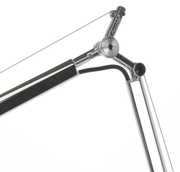 Artemide Lampa stojąca designerska Tolomeo Lettura, aluminiowy / szary / cynkowy, biuro, aluminium, design