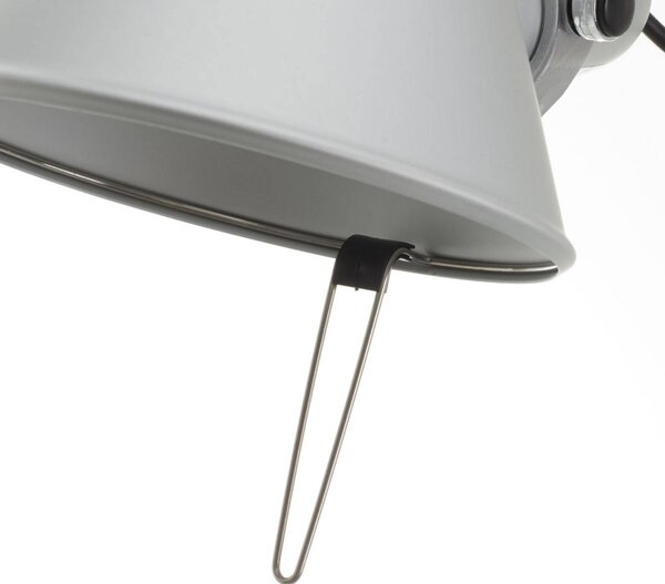 Artemide Lampa stojąca designerska Tolomeo Lettura, aluminiowy / szary / cynkowy, biuro, aluminium, design