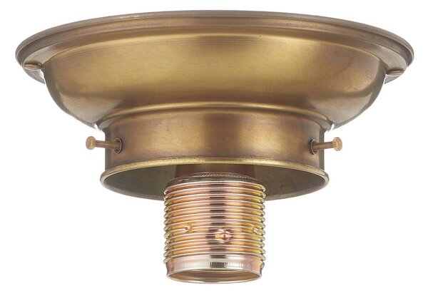 Berliner Messinglampen Lampa sufitowa JIM, możliwość ściemniania, brązowy / mosiężny, przedpokój, mosiądz