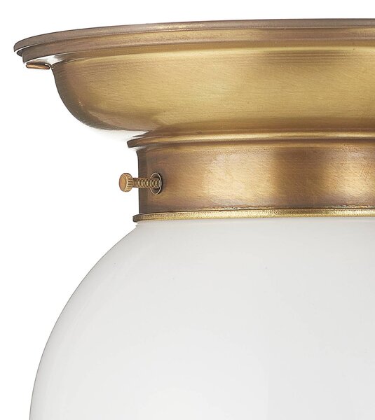 Berliner Messinglampen Lampa sufitowa JIM, możliwość ściemniania, brązowy / mosiężny, przedpokój, mosiądz