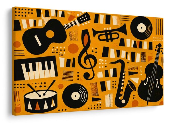 Obraz muzyczna harmonia w abstrakcji