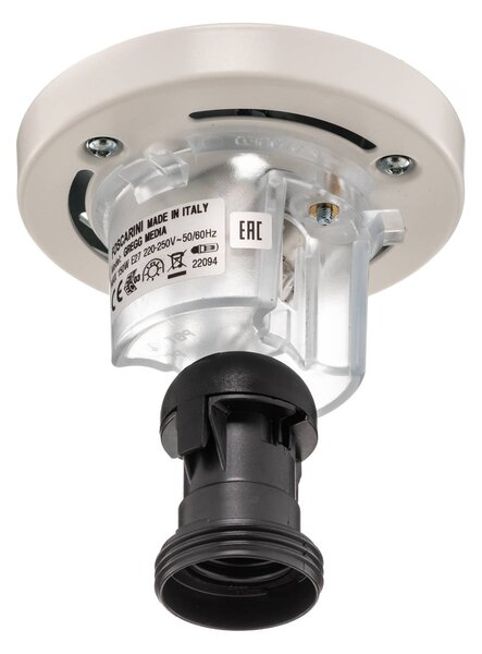 Foscarini Lampa sufitowa designerska Gregg media, możliwość ściemniania, biały / opal, salon / jadalnia, szkło, design
