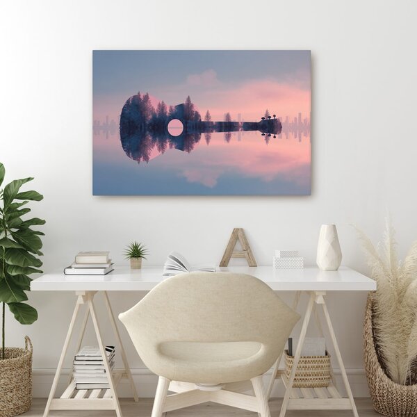 Obraz natura w tonacji gitary