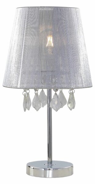 Mona lampa biurkowa srebrna mała LP-5005/1TS srebrna Light Prestige