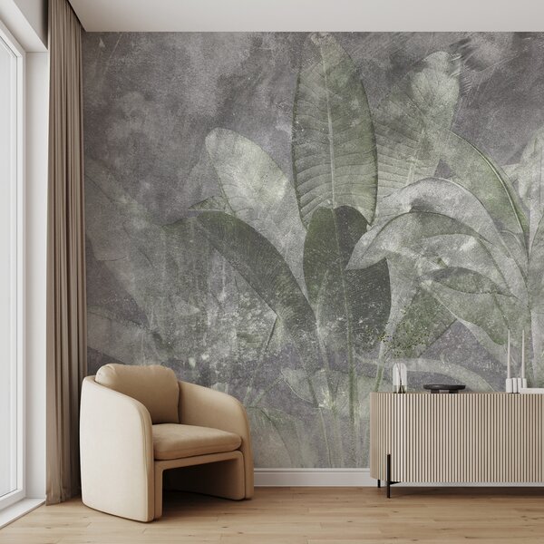 Fototapeta Botaniczna elegancja w miękkich teksturach, Fototapety Kamienie, Popularne Fototapety, u73884v2 - Tapeko.pl