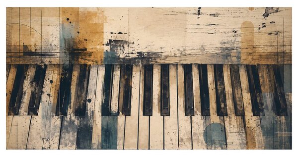 Obraz muzyczna harmonia w kolorach