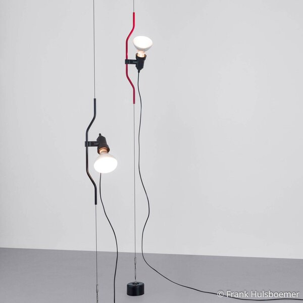 FLOS Lampa wisząca designerska PARENTESI, czarny, salon / jadalnia, metal, design