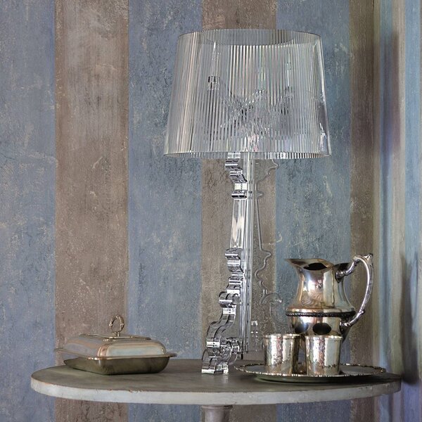 Kartell Lampa stołowa design Bourgie, możliwość ściemniania, przezroczysty / transparentny, salon / jadalnia, tworzywo sztuczne, design